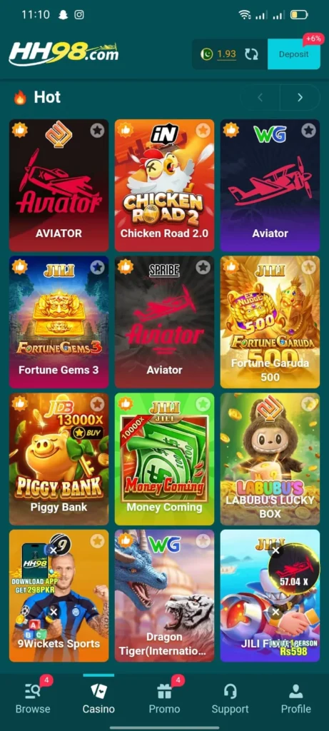 H98 Game Apk