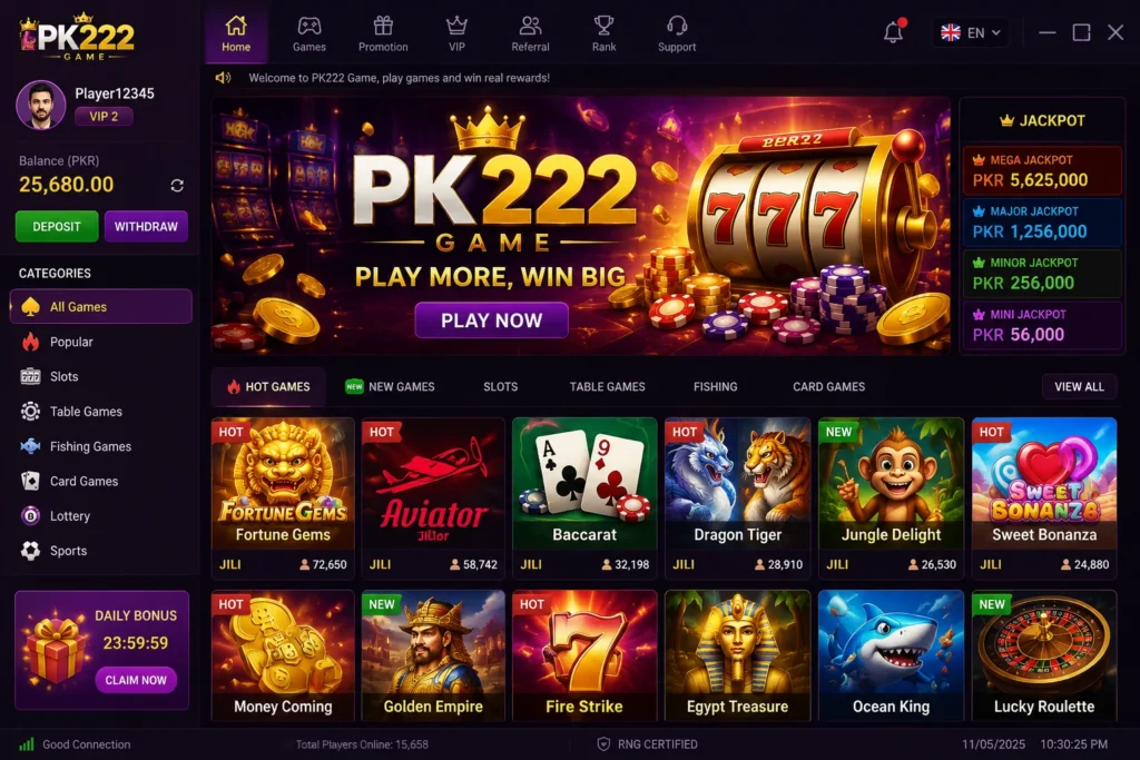 PK222 Game